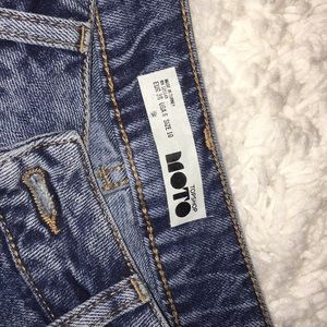 Topshop denim MOTO skirt